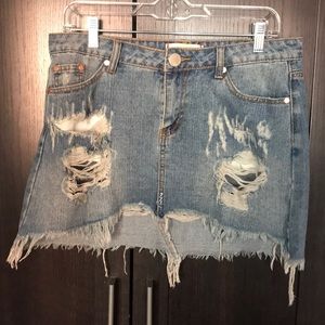 Jean skirt